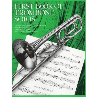 First Book of Trombone Solos pozoun trombon a klavír