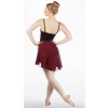 Dámské taneční sukně a dresy Sukně Capezio Full Sweep Wrap Skirt 260 vínová