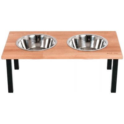 MA-NU Stojan na misky Black Middle L 58 x 30 x 22 cm – Zboží Mobilmania