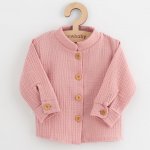 Kojenecká mušelínová košile New Baby Soft dress růžová – Hledejceny.cz