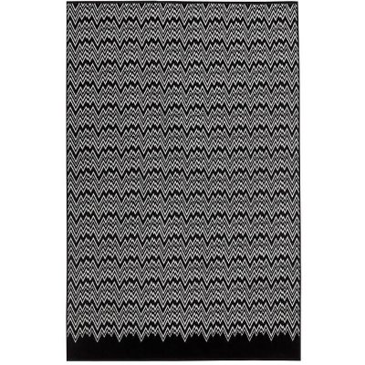 Missoni Home VANNI osuška 100 x 150 cm černo bílá