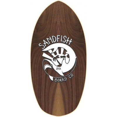 Sandfish Walnut Woody Grom Cruiser Skimboard (45"|Walnut) – Zboží Dáma