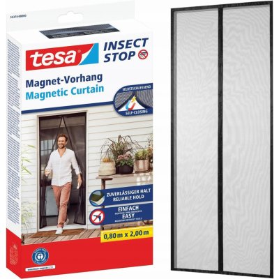 Tesa Fliegengitter 55374-00000-00 Magnetický závěs 0.8 x 2 m antracit – Hledejceny.cz