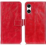 VSECHNONAMOBIL 77128 RETRO Peněženkový obal Sony Xperia 10 VI červený – Hledejceny.cz