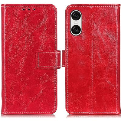 VSECHNONAMOBIL 77128 RETRO Peněženkový obal Sony Xperia 10 VI červený – Hledejceny.cz