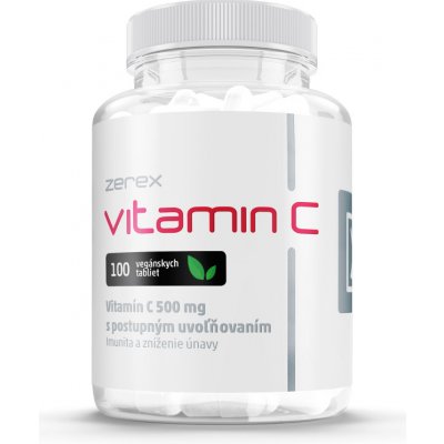 Zerex Vitamin C 500 mg s postupným uvolňováním 100 tablet – Hledejceny.cz