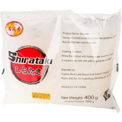 City Aroma Shirataki nudle broad rovný tvar 400 g