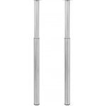 Omaxi 946670 2 teleskopické stolové nohy z nerezová ocel 710 mm - 1100 mm – Hledejceny.cz
