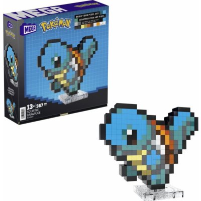 Mega Bloks Mega Pokémon Pixel art - SQUIRTLE – Zboží Dáma