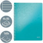 Leitz "Wow",blok na psaní ledová modrá, A4, linkovaný – Zboží Živě