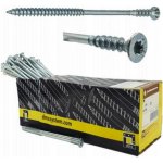 Distanční rozpěrný vrut 6x130 TORX T30 bílý Zn ZH zápustná hlava (100 ks/bal)