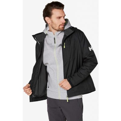 Helly Hansen Men's Crew Hooded Midlayer Sailing Jacket Black – Zboží Mobilmania