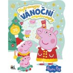 Nejkrásnější vánoční omalovánky se samolepkami Prasátko Peppa – Zboží Mobilmania
