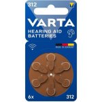 Varta Hearing Aid Batteries Type 312 6ks 24607101416 – Sleviste.cz
