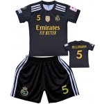 Numberoplus Premium dětský Fotbalový dres Komplet Black Real Madrid FC Bellingham – Sleviste.cz
