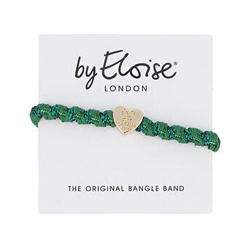 By Eloise London Gold Heart Woven barva Rosé