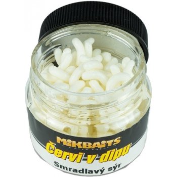 Mikbaits Červi v dipu 50ml Smradlavý sýr