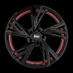 MAM rs5 7,5x17 5x108 ET45 black red inside – Sleviste.cz