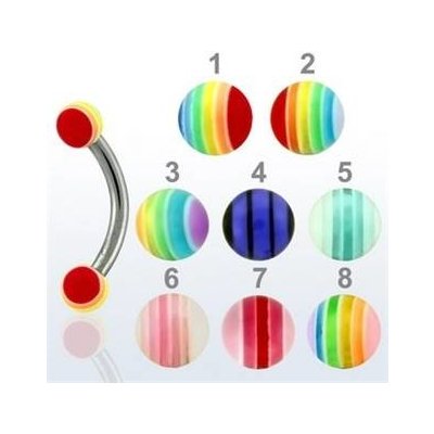 Šperky4U piercing do obočí OB01158-01 – Sleviste.cz