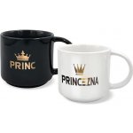 Nekupto Párové hrnky Princ a Princezna 2 x 350 ml – Zboží Dáma