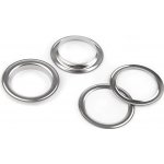 Průchodky s podložkou vnitřní Ø35 mm / vnější Ø48 mm Varianta: 1 nikl, Balení: 10 pár – Zbozi.Blesk.cz