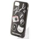 Pouzdro Karl Lagerfeld Pins Hard Case iPhone 7/8 černé KLHCI8PIN