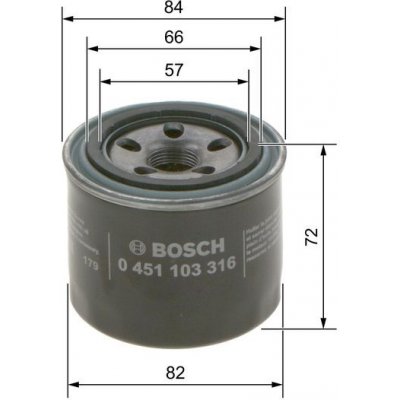 Olejový filtr BOSCH 0451103316 – Sleviste.cz