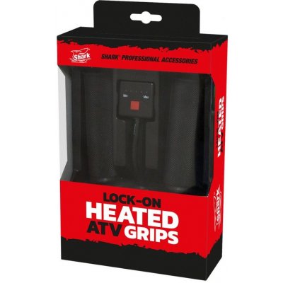 Vyhřívané zamykací gripy SHARK LOCK-ON černé | Zboží Auto