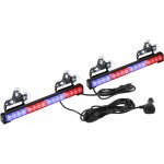 Vystrazné světlo do auta 32 LED (64W) - multibarevné 42cm x 2ks s přísavkami | Zboží Auto