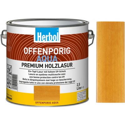 Herbol Offenporig Aqua 2,5 l Světlý dub – Zboží Mobilmania