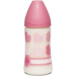 Suavinex láhev Toys Široké hrdlo růžové kačenky 270 ml – Sleviste.cz