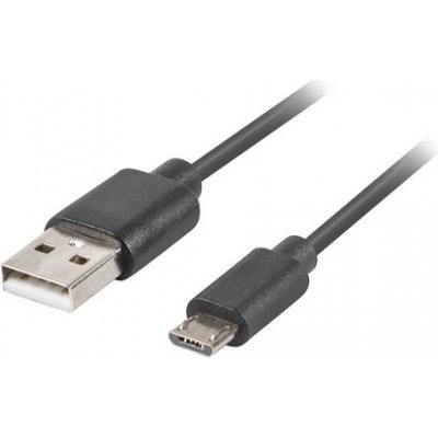 Lanberg CA-USBM-20CU-0018-BK Micro USB M na USB-A M 2.0, 1,8m – Zboží Mobilmania