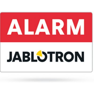 Jablotron SAM-252.21 Samolepka ALARM 38 x 23 mm – Zboží Dáma