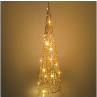 Retlux Retlux LED Vánoční dekorace LED 2xAA 50 cm kužel FT0511 – Hledejceny.cz