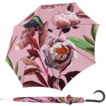Doppler Manufaktur Elegance Boheme Splendid dámský luxusní deštník s potiskem květů pivoňky – Zboží Mobilmania
