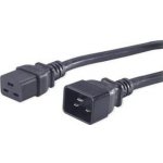 PremiumCord Kabel síťový prodlužovací 230V 16A 1,5m, konektory IEC 320 C19 - IEC 320 C20 – Sleviste.cz
