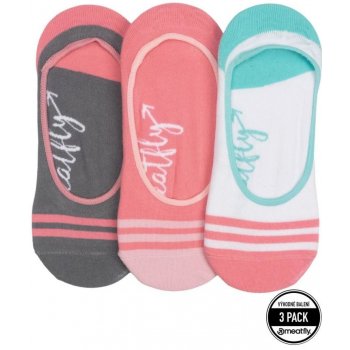 Meatfly ponožky Low Socks Triple Pack 2022 White