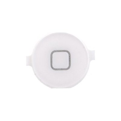 AppleMix Tlačítko Home Button pro Apple iPhone 4 - bílé - kvalita A