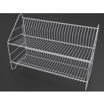 Odkapávač na nádobí dvouúrovňová stojící / závěsný bílý odkapávač – Hledejceny.cz