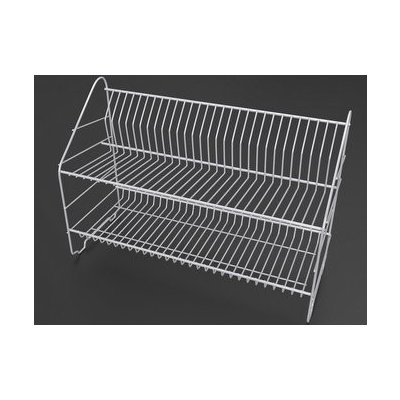 Odkapávač na nádobí dvouúrovňová stojící / závěsný bílý odkapávač – Hledejceny.cz