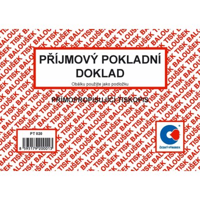 Baloušek Tisk PT020 Příjmový pokladní doklad JÚ – Hledejceny.cz