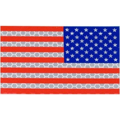 MILITARY RANGE Nášivka IFF IR vlajka USA VELCRO reverzní BAREVNÁ – Zboží Mobilmania