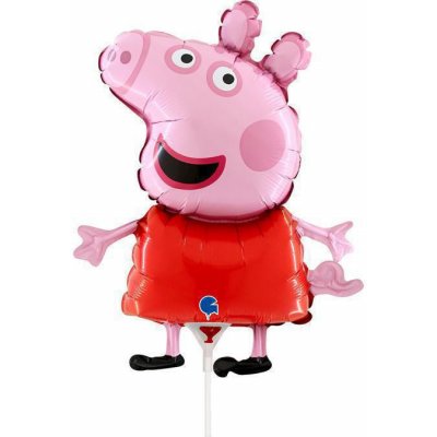 GRABO fóliový balónek MINI Prasátko Pepina mini 14 35cm nafukovací – Sleviste.cz