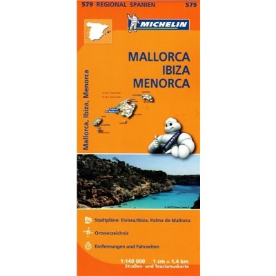 Španělsko: Mallorca Ibiza Menorca č. 579 mapa – Hledejceny.cz