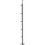 Sloupk antikor D42,4/5x12mm, v=100cm,VK-schod,lesk