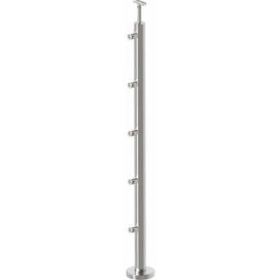 Sloupk antikor D42,4/5x12mm, v=100cm,VK-schod,lesk – Hledejceny.cz