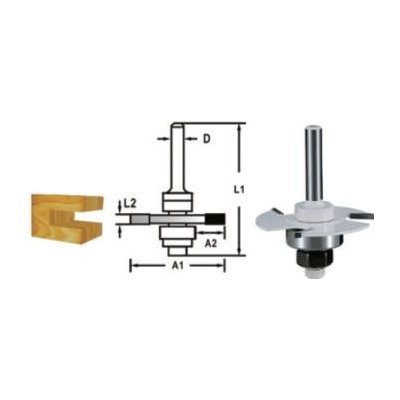 Makita D-48985 - Fréza drážkovací kotoučová tl. 5 mm s ložiskem – HobbyKompas.cz