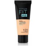 Maybelline Fit Me! Matte+Poreless matující make-up pro normální a mastnou pleť 122 30 ml – Zboží Mobilmania