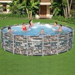 Bestway Power Steel Stone 5,49 x 1,32 m 56886 – HobbyKompas.cz