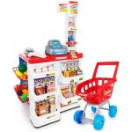 Mamido Dětský supermarket s nákupním košíkem červený 668-05 – Zboží Dáma